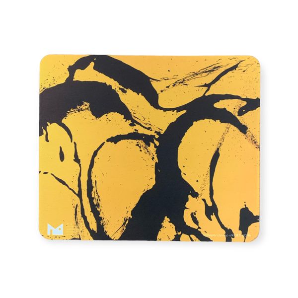 Mouse pad "Yellow horses"